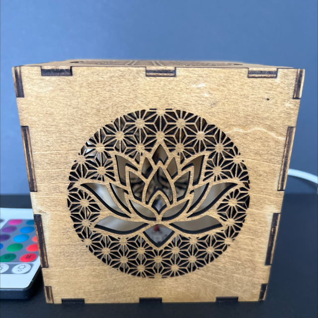 Cube lumineux « la vie »