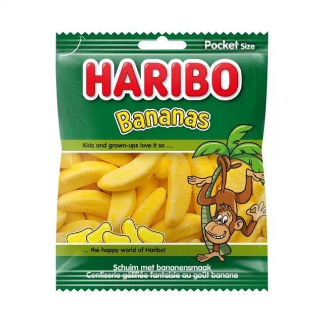 Haribo Banaan 70 gram 