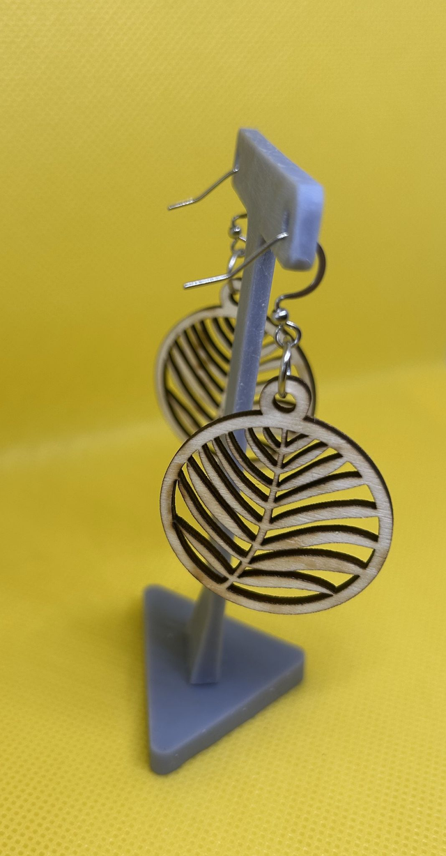 Boucles d'oreilles Collection nature - fougère