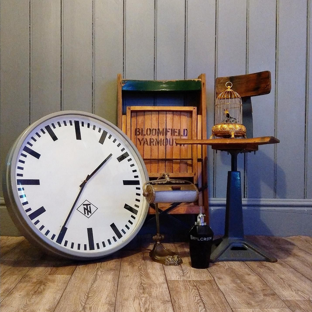 Large Telenorma Station Clock SOLD! 