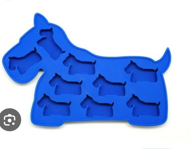 Silicone Scottie Dog ice cube tray