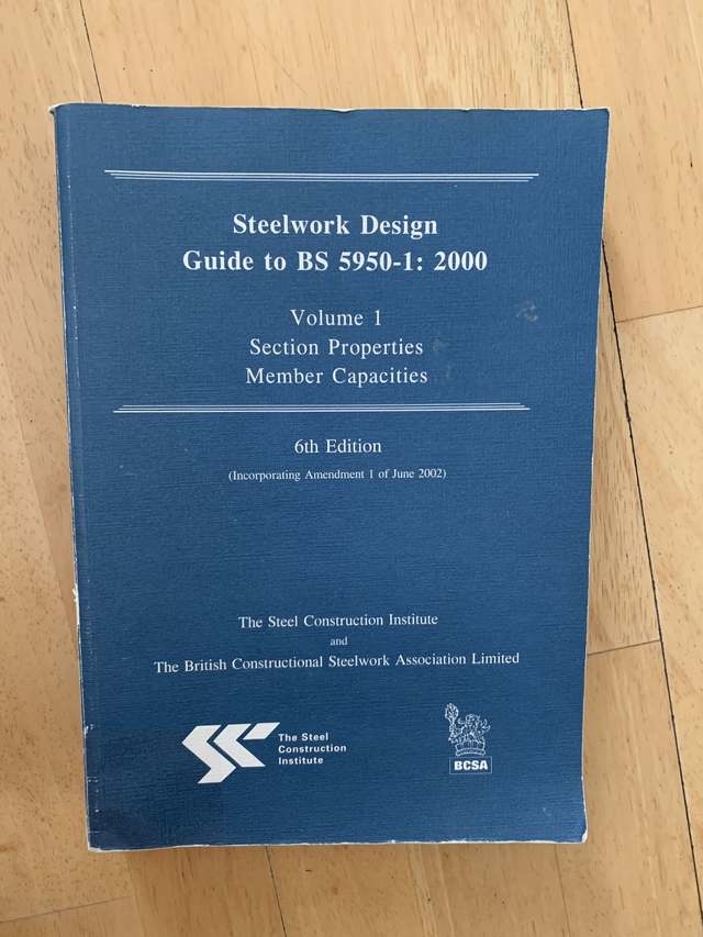 Steelwork Design Guide to BS 5950-1:2000 Volume 1 6th Edition
