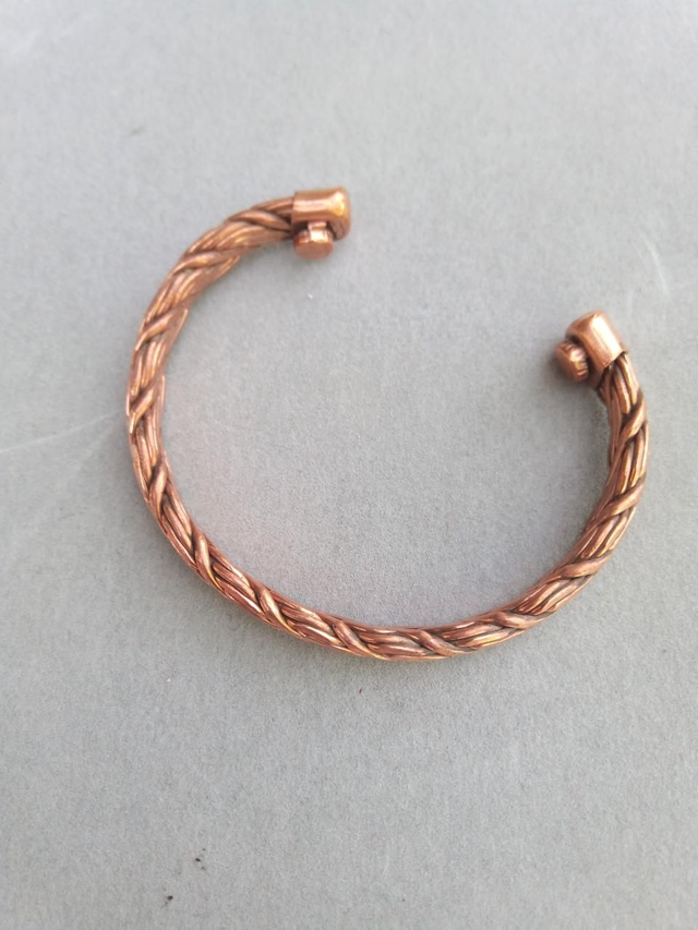 Bracelet Cuivre aimants torsadés