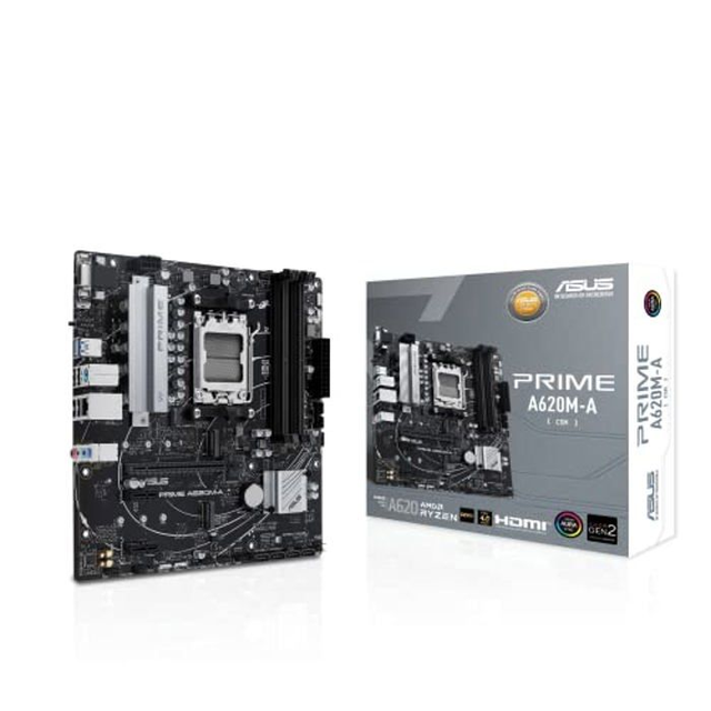 02.1.0008 – Scheda Madre ASUS PRIME A620M-A CSM AM5 – Entry Level per Ryzen 7000