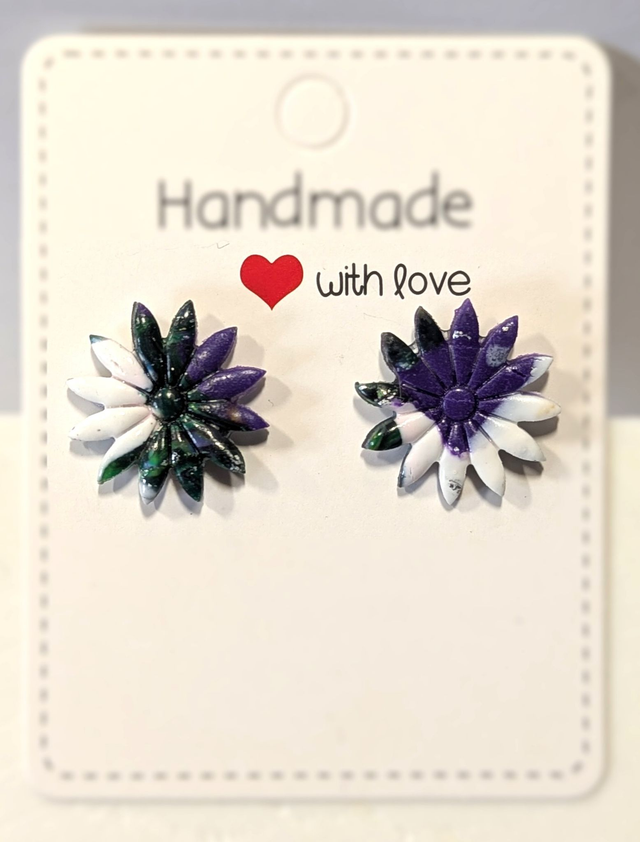 Boucles d'oreilles fleur