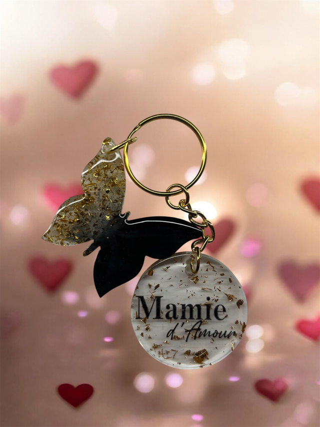 Porte clé "mamie d'amour"