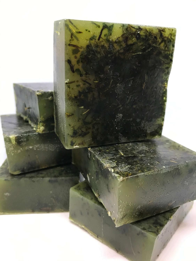 Soap for beard growth. Herbal growing booster