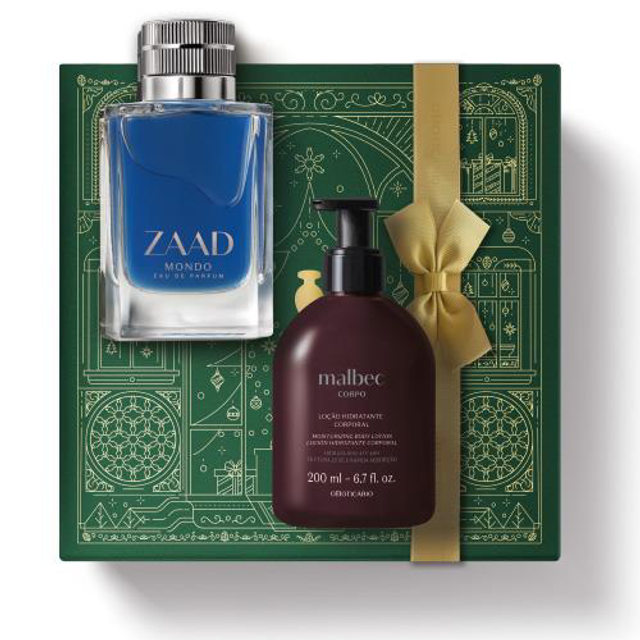 Kit de Natal Perfume Zaad Mondo + Malbec