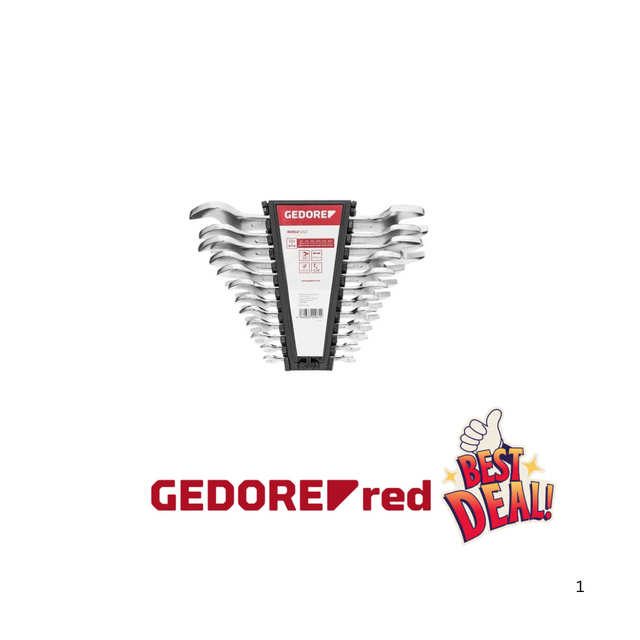  Doppelmaulschlüssel-Satz 12-teilig kurz 6-32 mm R05125012 