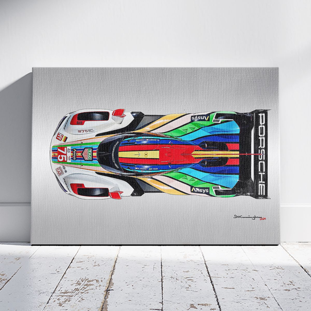 C240706 PORSCHE 963 Le Mans WEC 2023 #75 PLAN