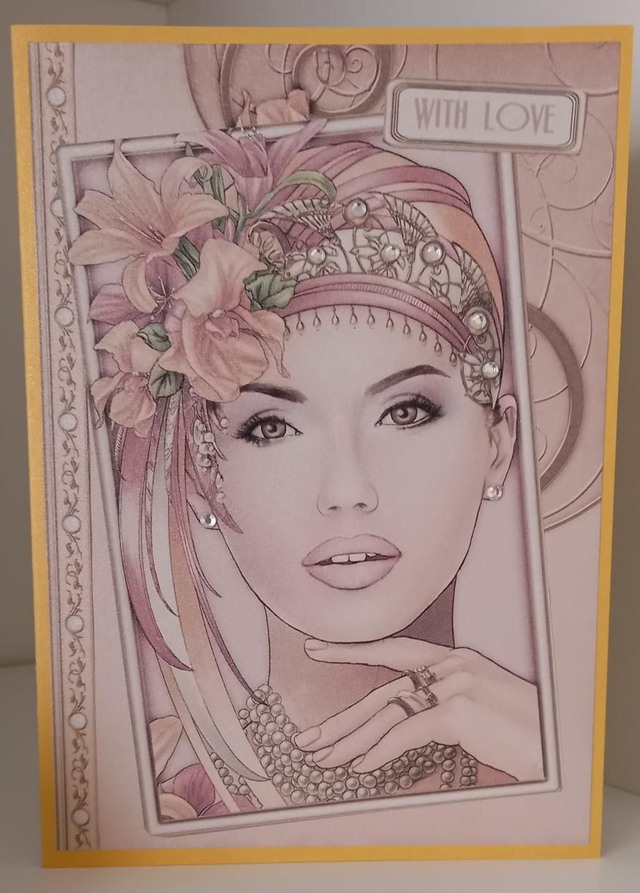 Art deco Birthday card