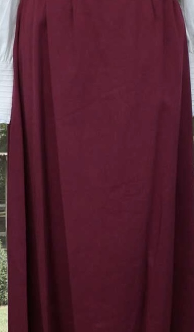 Burgundy Walking Skirt