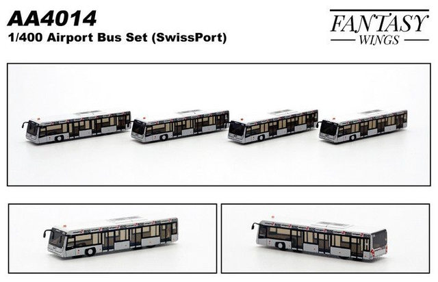 Passagierbusse Swissport 4 Stück