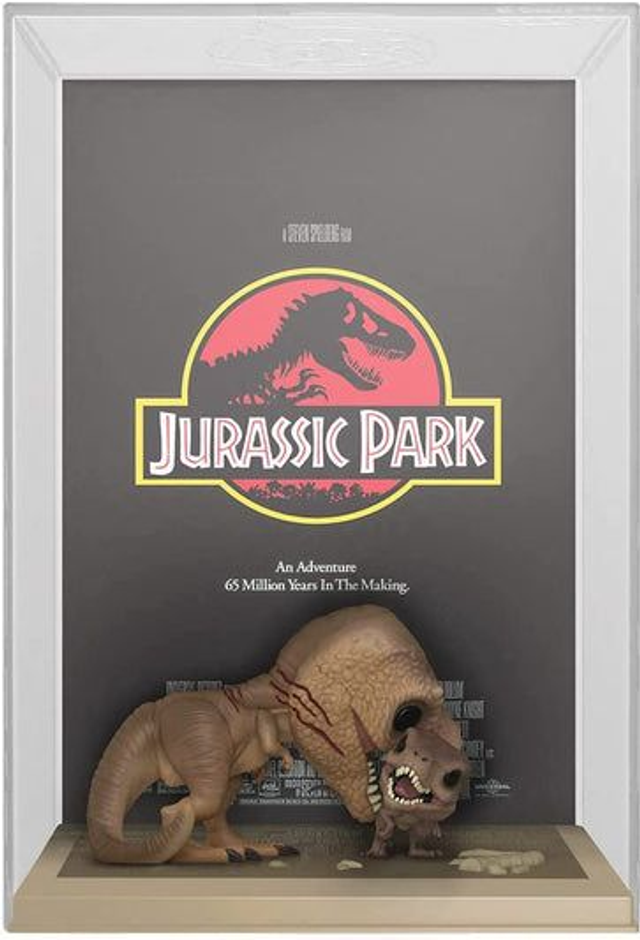 Jurassic Park: T-Rex &amp; Velociraptor Movie Poster Pop! #03