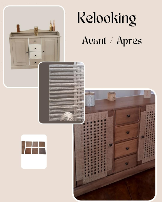 Meubles relookés pas disponibles en ligne Renseignements en mp