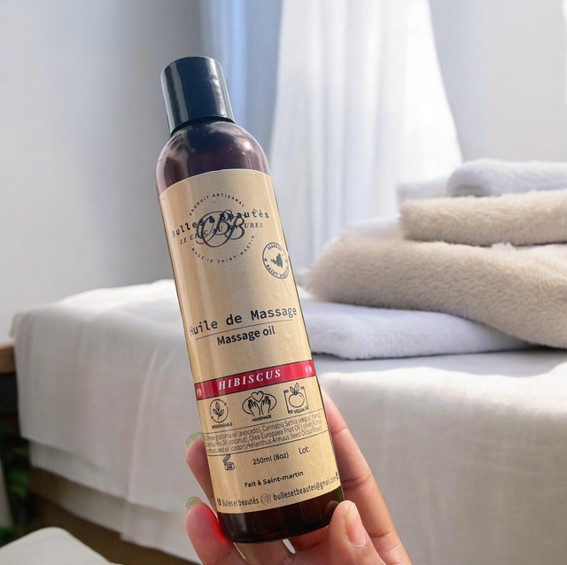 Huile de Massage - MASSAGE OIL-HIBISCUS
