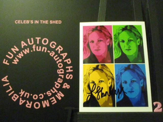 Lorraine Stanley Authentic Autographed 6x4.5 Pop Art Limited Edition (2)