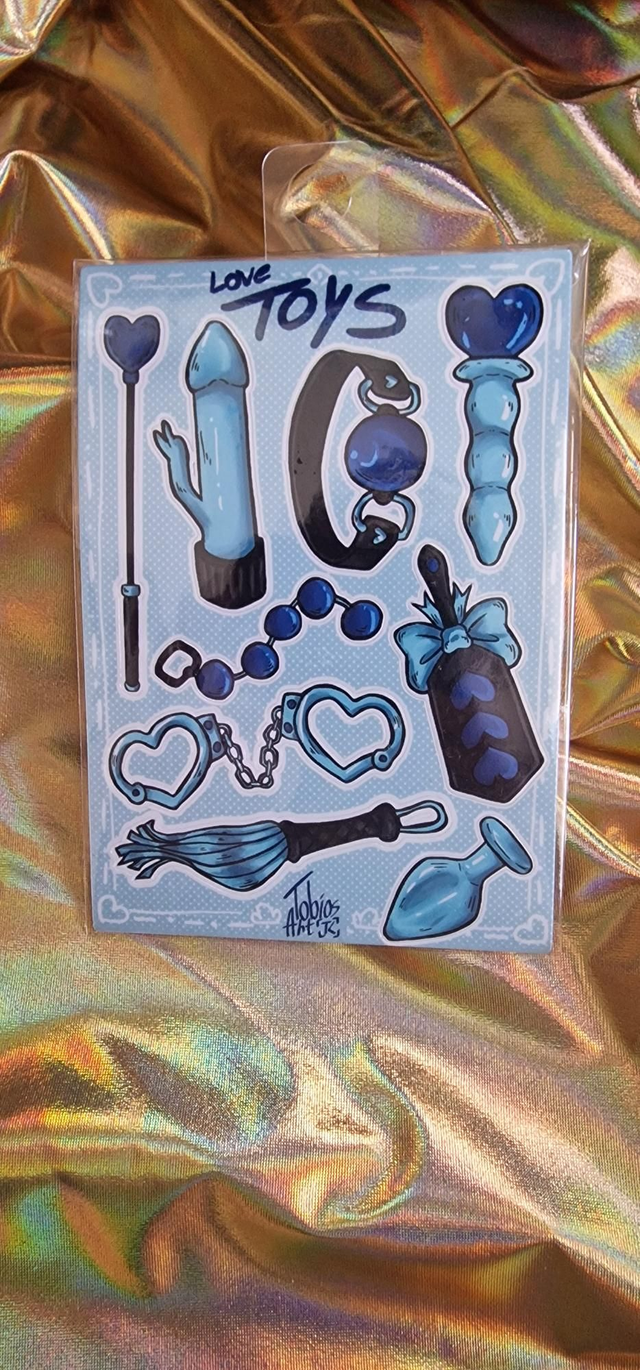Love Toys Sticker Sheet