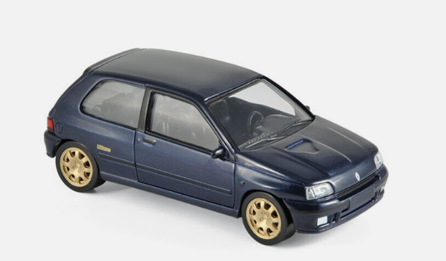 Renault Clio Williams dunkelblau Norev Jet-Car 1:43