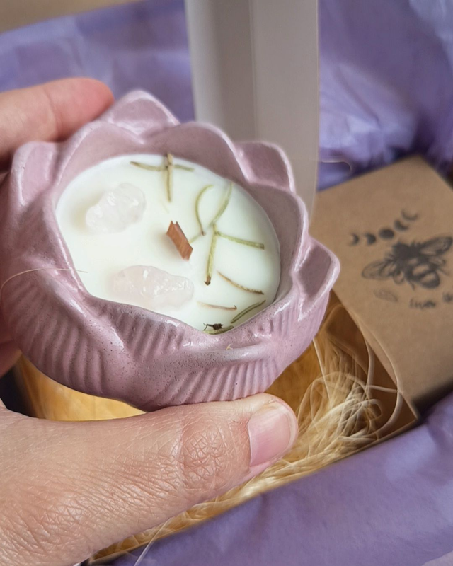 Conjunto Fogo no Coração (Vela + Cornalina)