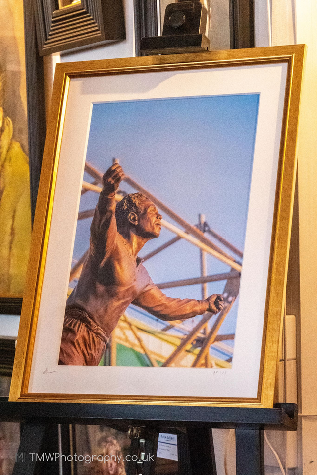 Ltd. Edition Framed Jack Leslie Photograph by Jonathan Ward