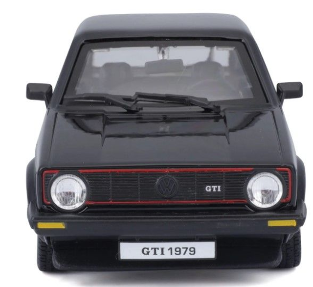 VW golf Mk1 GTI noir burago 21089BK 1/24