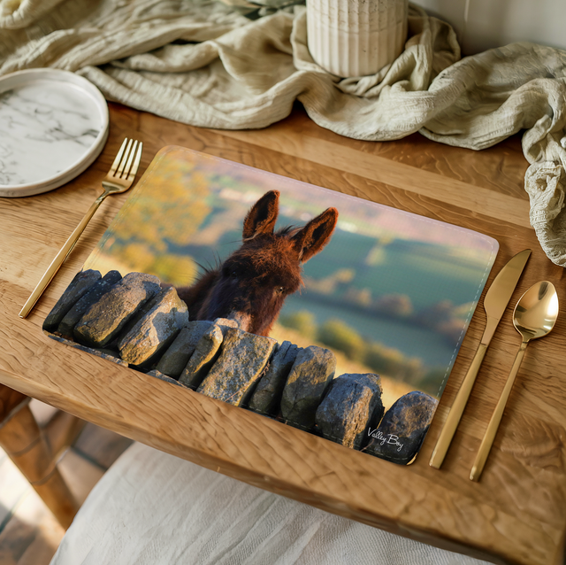“Peeping Donkey" Placemat  