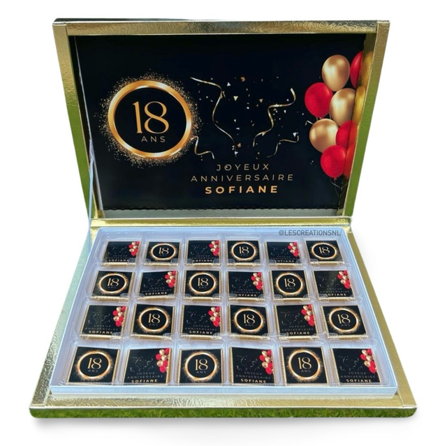 Boîte de chocolats - Anniversaire