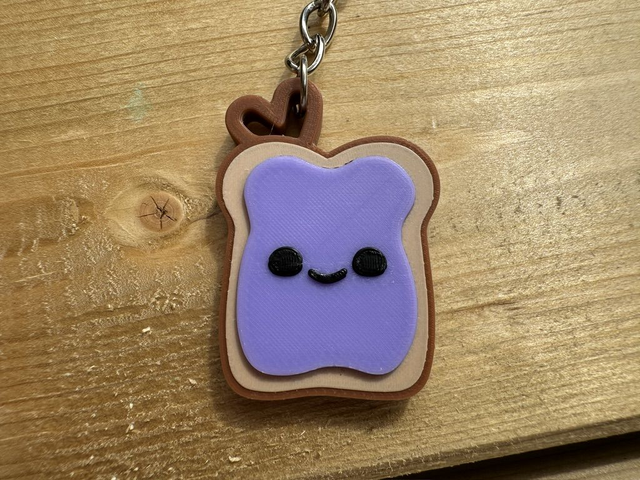 PB&J Keychain