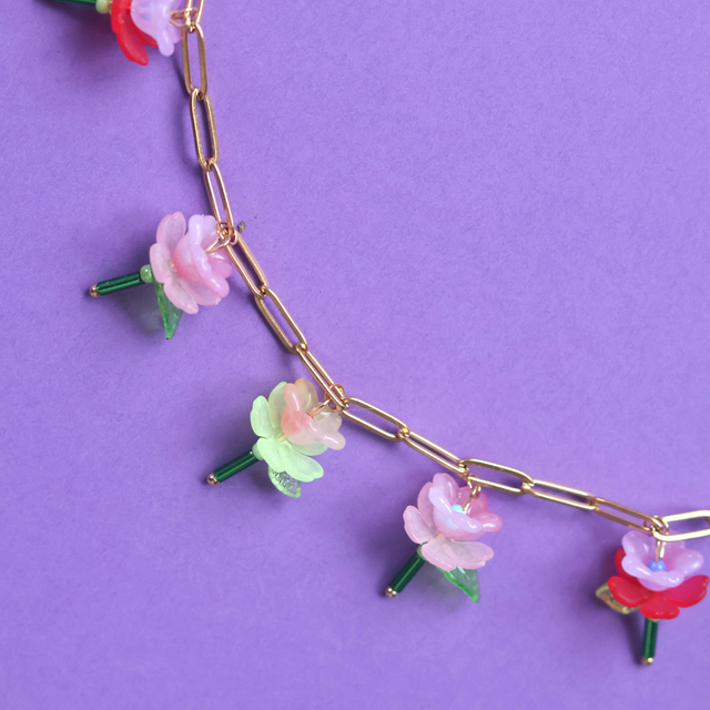 Collier Maxi Fleuri