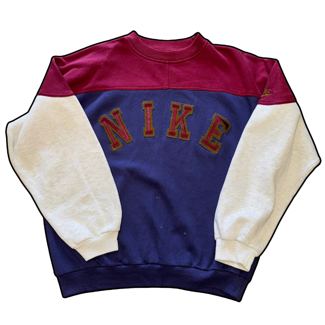 Vintage 90's Nike Spellout Jumper - M