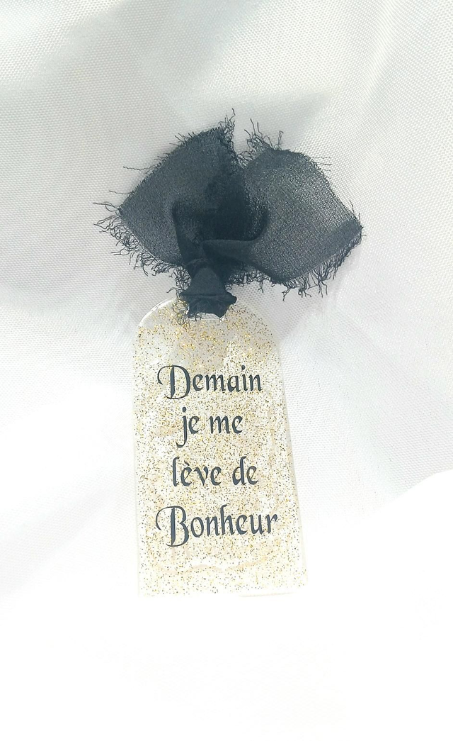 MARQUE-PAGE "Demain je me lève de bonheur"