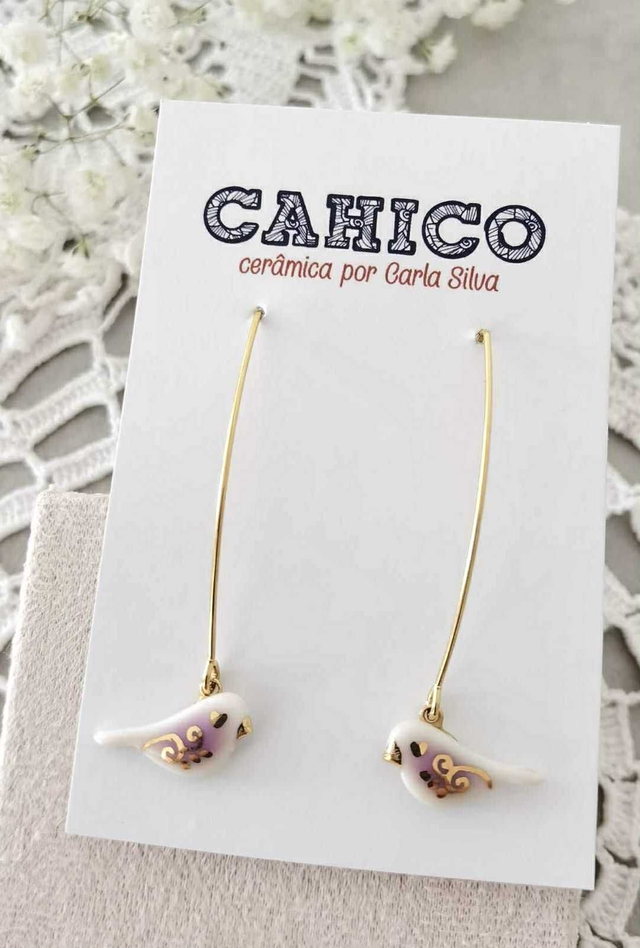 "Passarinhos" Brincos Compridos / Long Earings
