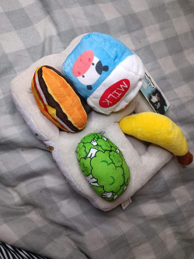 Peluche plateau repas 