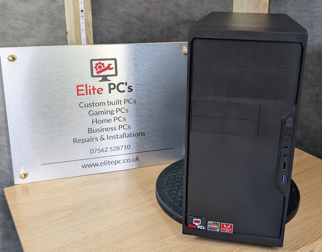 Budget Home PC, Quad Core Ryzen 3 3200G, 256GB SSD, 16GB RAM, WiFi