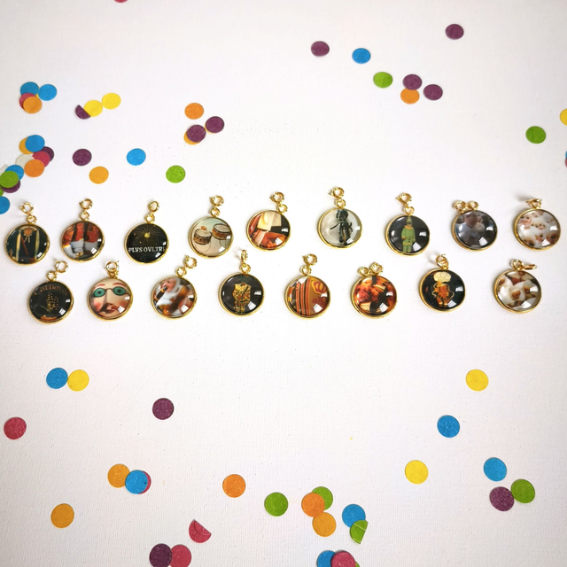 Charm’s Carnaval – Acier inox et verre – interchangeable – Bijou personnalisable