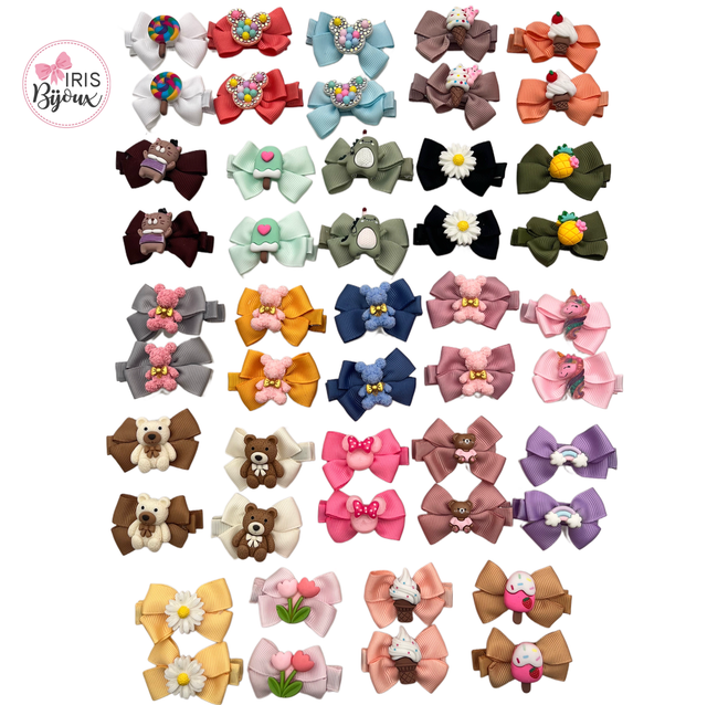 Coppia mollettine per capelli bimba Spring Summer 2025