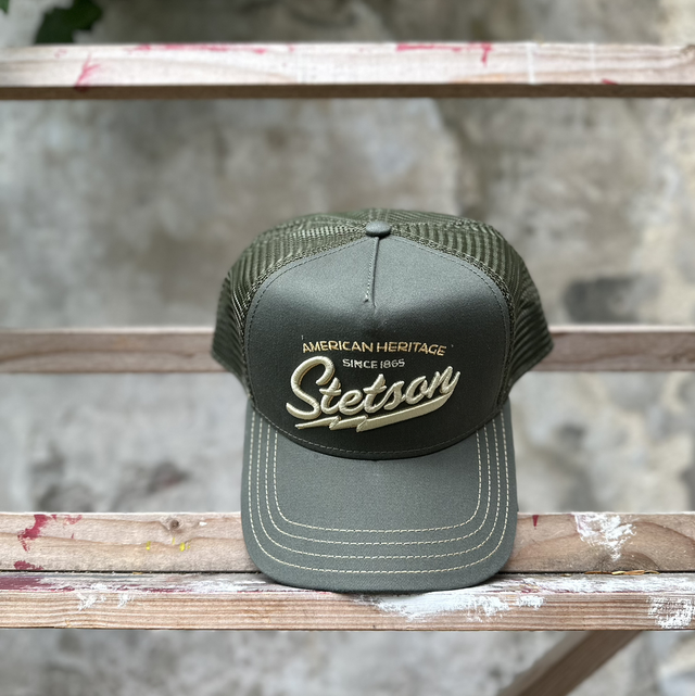 Stetson Trucker Cap American Heritage Classic Olive