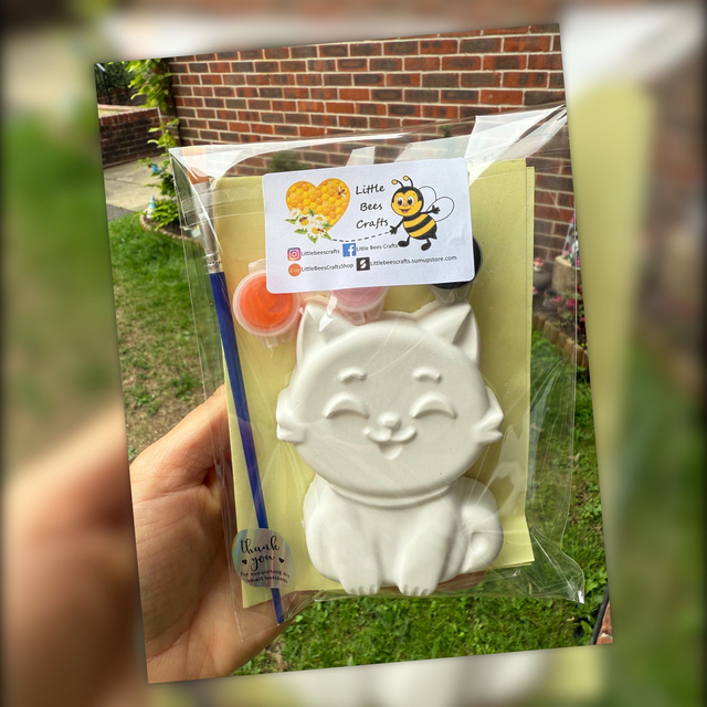 Cat Theme  - Party Bag Filler - Kids Activity - Painting kit - Birthday Activity 