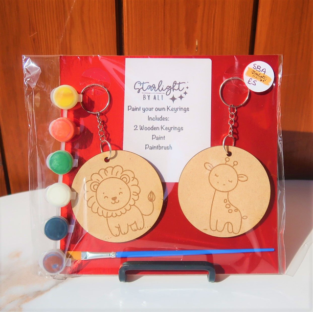 Paint Your Own Keyring Kit