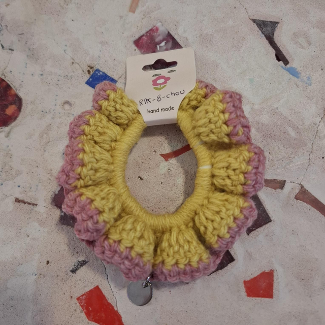 Rik-8 chouchou jaune rose 