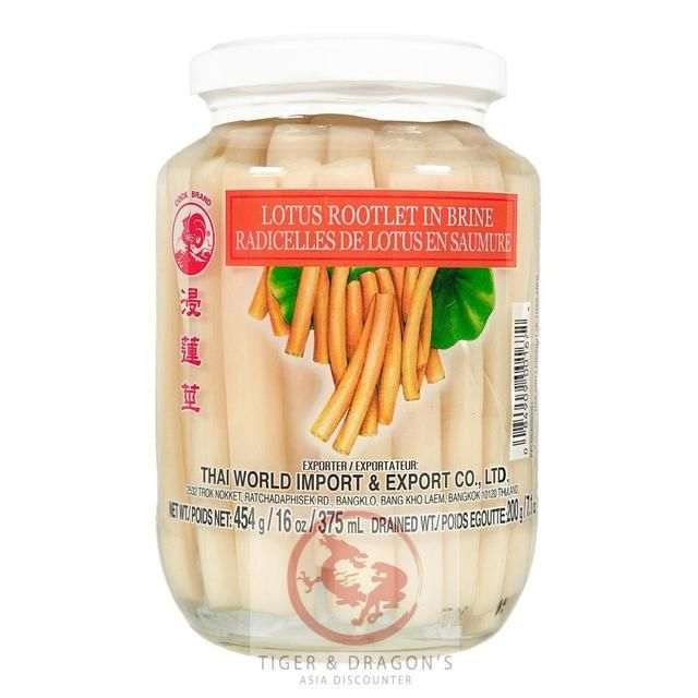 Cock Brand Lotus Rootlets In Brine 454g