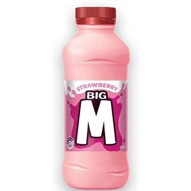 Big M Strawberry Flavor Milk 500ml