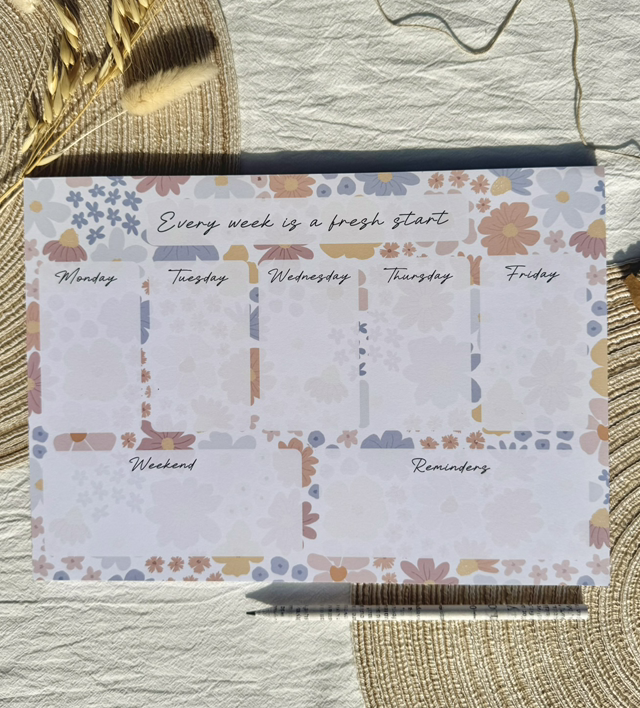 In Full Bloom - Weekly Planner 