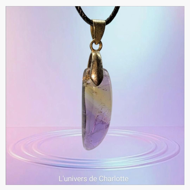 Pendentif &quot;Amétrine&quot; PN-101