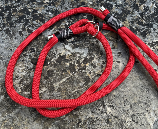 Retrieverleine „Lady in red“