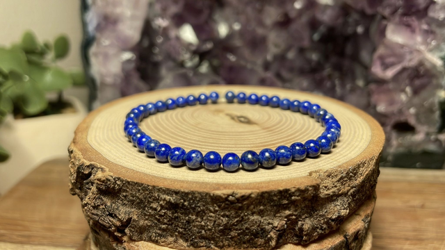Bracelet LAPIS-LAZULI 4mm