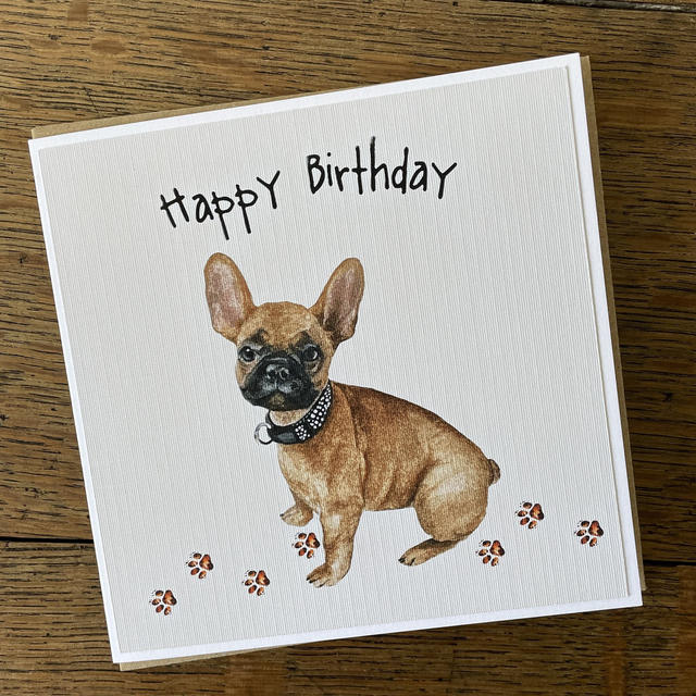 C91 Happy Birthday Frenchie