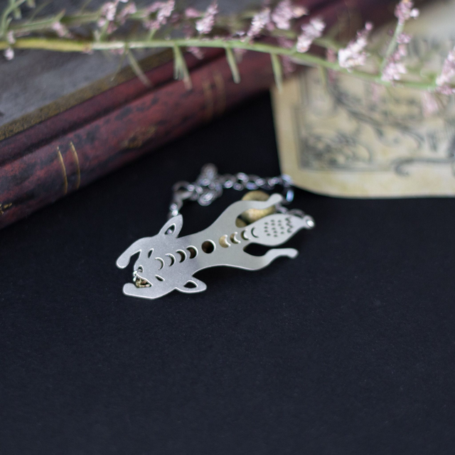 "foxmoon" bracelet en acier inoxydable 