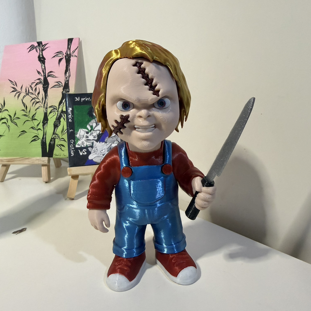 Fanart pla effetto multicolor o glitter